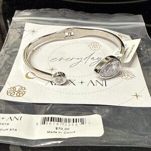 Crystal Hinge Flex Cuff Bracelet STS by Alex + Ani brand new with tags